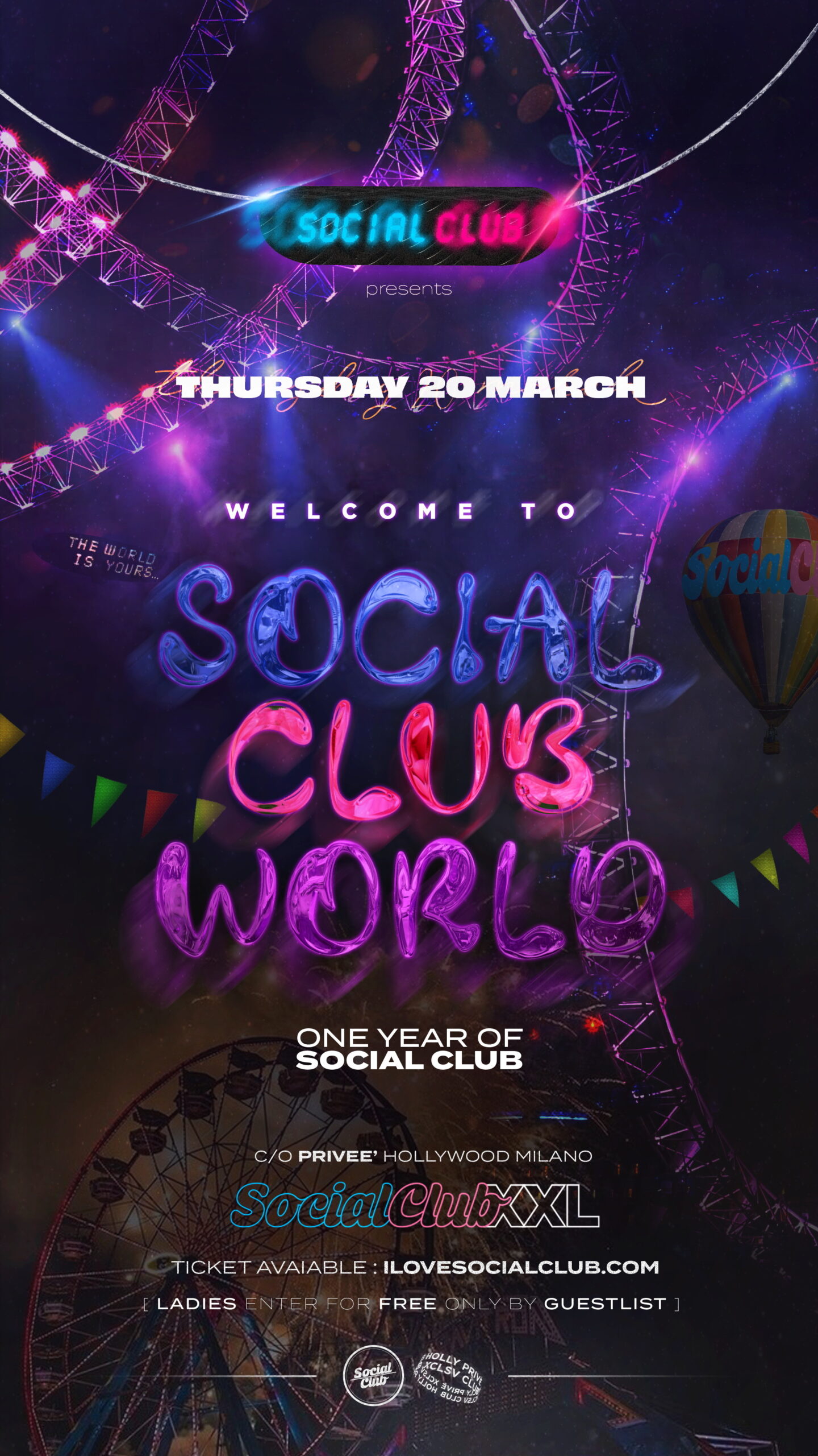 SocialClubXXL | SOCIAL CLUB WORLD | FIRST ANNIVERSARY